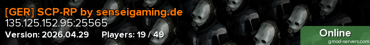 [GER] SCP-RP by senseigaming.de