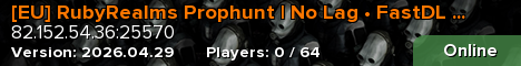 [EU] RubyRealms Prophunt | No Lag • FastDL DEV