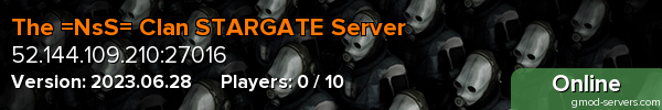 The =NsS= Clan STARGATE Server