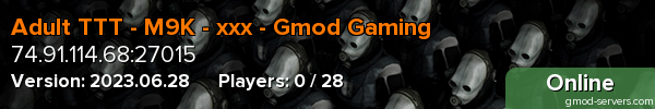 Gmod Gaming - Adult TTT - M9K - adult weapons - xxx