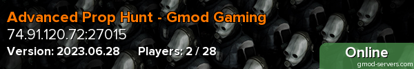 Advanced Prop Hunt - Gmod Gaming